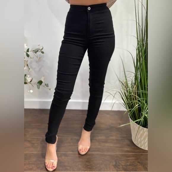 JC & JQ Super Stretch Disco Pants | Super Skinny - Picture 1 of 13